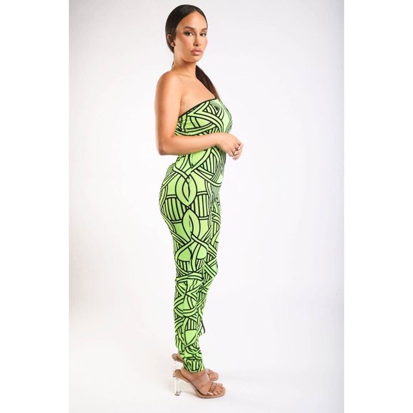 Women's Sexy One Shoulder Back-Zip Cut-Out Detailed Jumpsuit Party Club Festival - Picture 7 of 10